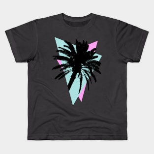 90s Aesthetic Palm Tree Kids T-Shirt